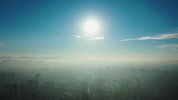 Stadsgezicht Van Sao Paulo Brazilië Centrum Historisch Centrum Metropool Landschap — Stockvideo