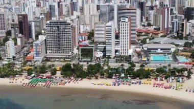 Fortaleza eyaletinin şehir merkezi Ceara Brazil. Uluslararası seyahat yerleri. Kuzeydoğu Brezilya