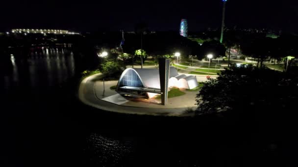 Centro Belo Horizonte Brasil Paisaje Aéreo Del Centro Histórico Belo — Vídeo de stock