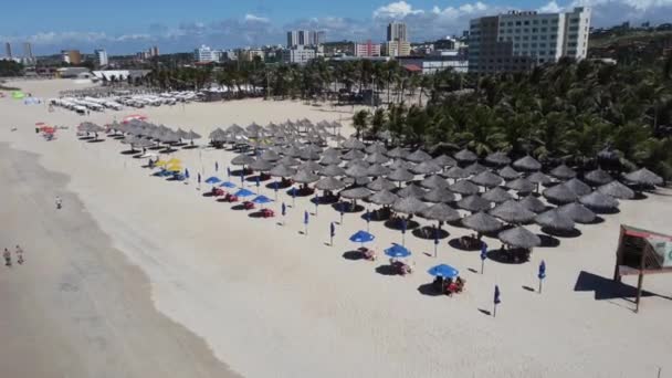 Fortaleza Eyaletinin Şehir Merkezi Ceara Brazil Uluslararası Seyahat Yerleri Kuzeydoğu — Stok video