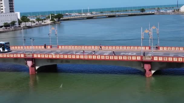 Recife Pernambuco Brasile Edifici Storici Nel Centro Della Città Città — Video Stock