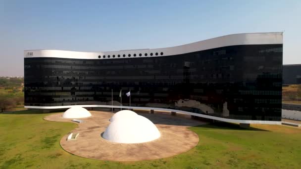 Державні Будівлі Центрі Бразилії Державна Адміністрація Бразілії — стокове відео