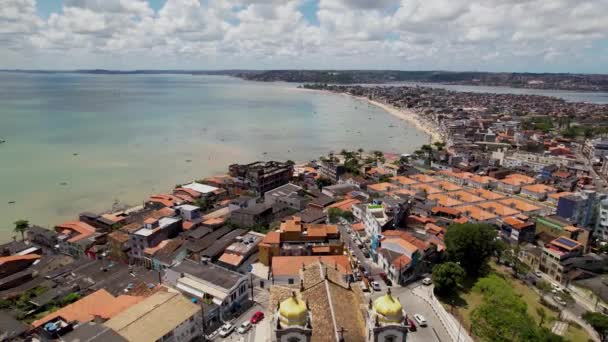 Centre Ville Salvador Bahia Brésil Bâtiments Historiques Tourisme Carte Postale — Video