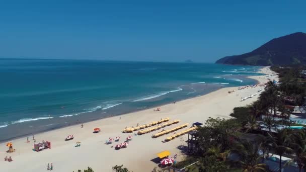 Scena Călătorie Peisajului Plajă Vară Mediu Tropical Exterior Călătorie Vacanţă — Videoclip de stoc