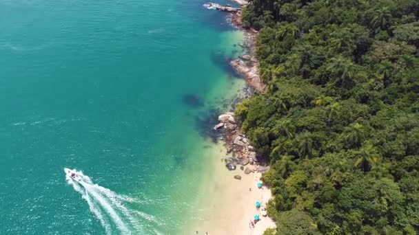 Paraty Destino Viaje Playa Brasil Escena Playa Paisaje Verano Ambiente — Vídeos de Stock