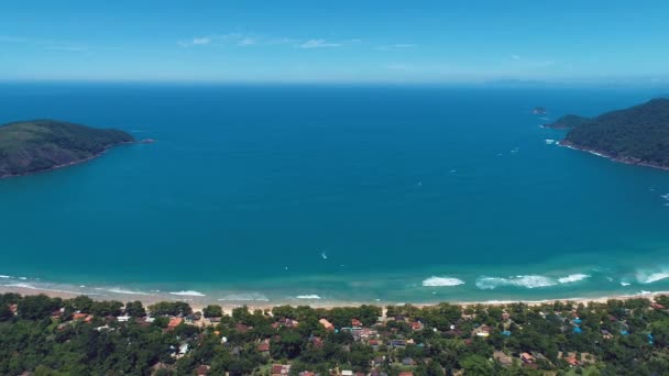 Cena Viagem Paisagem Praia Verão Ambiente Tropical Livre Viagem Férias — Vídeo de Stock