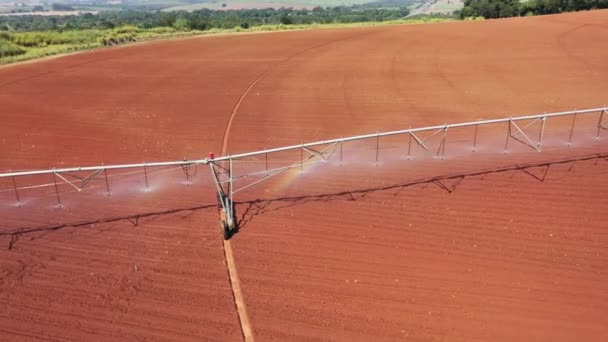 Paysage Aérien Système Irrigation Arrosage Paysage Campagne Rurale Arrosage Irrigation — Video