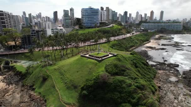 Destinos Viajes Tropicales Noreste Brasileño Salvador Bahia Brasil Destino Viaje — Vídeo de stock