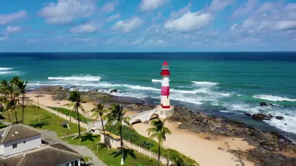 Krajobraz Miasta Salvador Stan Bahia Brazylia Tropikalne Miasto Turystyki Północno — Wideo stockowe