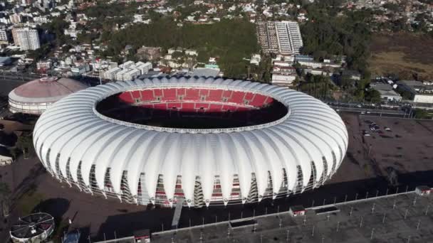 Atardecer Estadio Del Centro Porto Alegre Brasil Rio Grande Sul — Vídeos de Stock