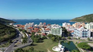 Rio de Janeiro Brezilya 'nın Sahil Bölgesi' nin çarpıcı Karayip suları. Brezilya Karayipleri. Tropik seyahat yerleri. Yaz manzarası.