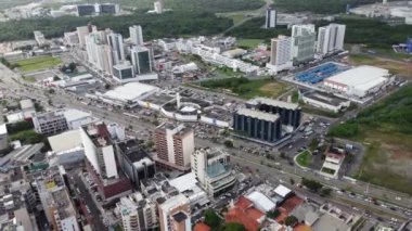 Sao Luis Maranhao Brezilya şehir merkezi. Kuzeydoğu Brezilya. Başkent Maranhao 'nun tarihi binaları geniş bir alana yayılmış durumda. Turizm simgesi. Seyahat hedefi.