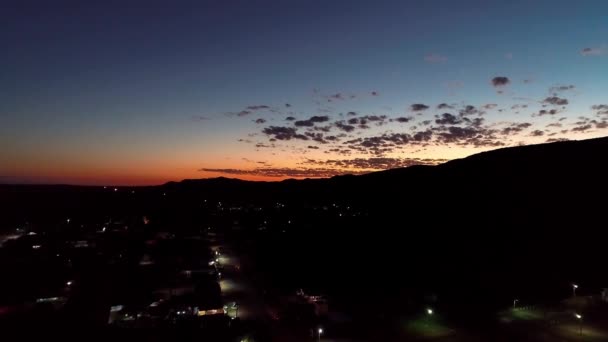 Pôr Sol Aldeia Bom Jardim Nobres Mato Grosso Brasil Ponto — Vídeo de Stock