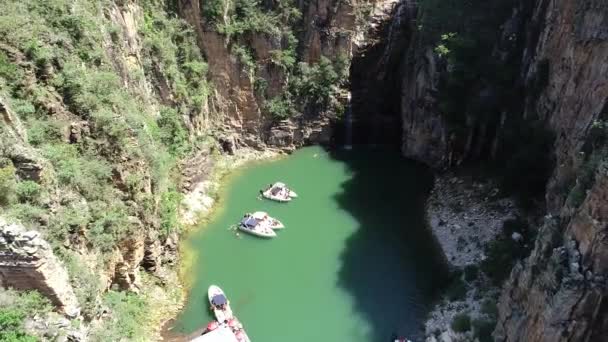 Repère Touristique Lagune Capitolio Minas Gerais Brésil Célèbre Barrage Furnas — Video