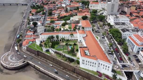 Στο Κέντρο Της Πόλης Sao Luis Maranhao Βραζιλία Βορειοανατολική Βραζιλία — Αρχείο Βίντεο
