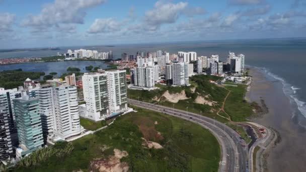 Başkent Maranhao Nun Tarihi Binaları Geniş Bir Alana Yayılmış Durumda — Stok video