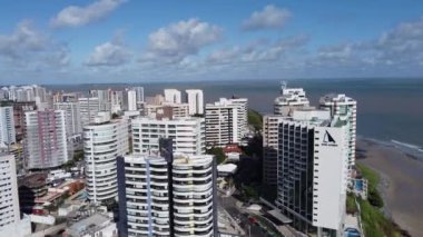 Sao Luis Maranhao Brezilya şehir merkezi. Kuzeydoğu Brezilya. Başkent Maranhao 'nun tarihi binaları geniş bir alana yayılmış durumda. Turizm simgesi. Seyahat hedefi.