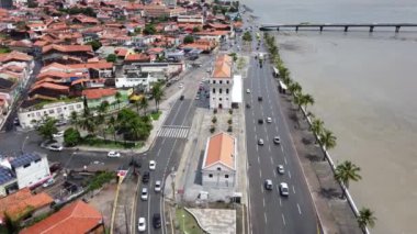 Sao Luis Maranhao Brezilya şehir merkezi. Kuzeydoğu Brezilya. Başkent Maranhao 'nun tarihi binaları geniş bir alana yayılmış durumda. Turizm simgesi. Seyahat hedefi.