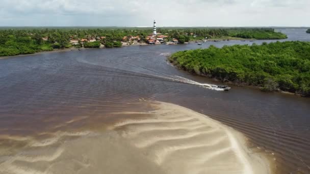 Dunes Sable Lagunes Eau Pluie Nord Est Paradis Brésilien Destinations — Video