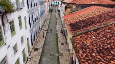 Sao Luis Maranhao Brezilya şehir merkezi. Kuzeydoğu Brezilya. Başkent Maranhao 'nun tarihi binaları geniş bir alana yayılmış durumda. Turizm simgesi. Seyahat hedefi.