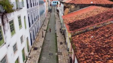 Sao Luis Maranhao Brezilya şehir merkezi. Kuzeydoğu Brezilya. Başkent Maranhao 'nun tarihi binaları geniş bir alana yayılmış durumda. Turizm simgesi. Seyahat hedefi.