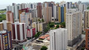 Sao Luis Maranhao Brezilya şehir merkezi. Kuzeydoğu Brezilya. Başkent Maranhao 'nun tarihi binaları geniş bir alana yayılmış durumda. Turizm simgesi. Seyahat hedefi.