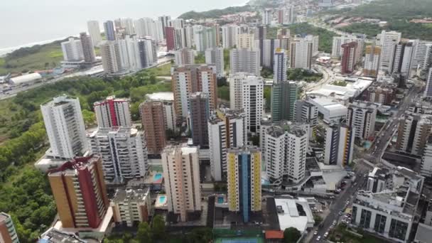 Centro Sao Luis Maranhao Brasil Nordeste Brasil Panorama Amplio Paisaje — Vídeo de stock