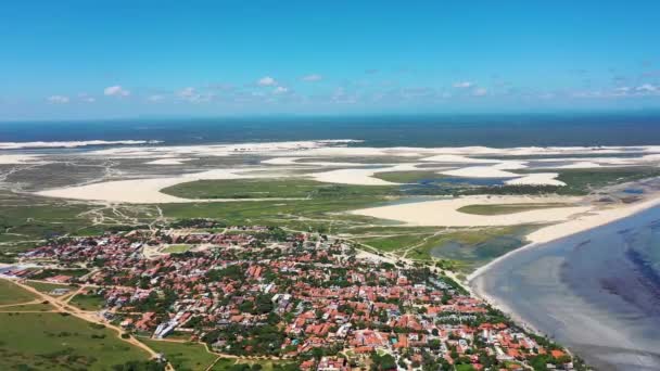 시어라 브라질 시어라 질리안 주에서 목적지로 수있는 풍경을 공중에서 수있다 — 비디오