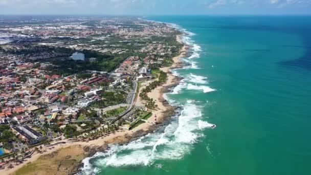 Тропічні Подорожі Північний Схід Від Бразіліану Сальвадор Баїя Бразилія Місце — стокове відео