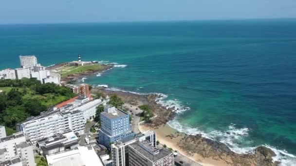Destinos Viajes Tropicales Noreste Brasileño Salvador Bahia Brasil Destino Viaje — Vídeos de Stock
