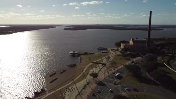 Porto Alegre Brasil Paisaje Urbano Brasileño Edificios Centro Ciudad Porto — Vídeo de stock