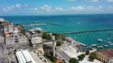 Brezilya 'nın kuzeydoğusunda tropik seyahat yerleri. Salvador Bahia Brezilya. Tropik seyahat rotası. Ünlü küresel seyahat merkezleri.