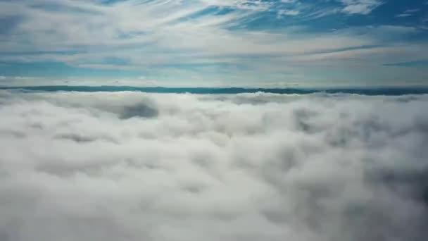 Сонце Над Хмарами Timelapse Тропічні Пейзажі Сонячне Світло Блакитному Небі — стокове відео