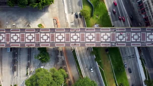 Cidade São Paulo Brasil Paisagem Deslumbrante Centro Cidade Paisagem Metrópole — Vídeo de Stock