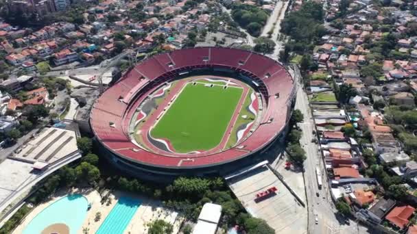 Paysage Urbain Sao Paulo Brésil Superbe Paysage Centre Sportif Centre — Video