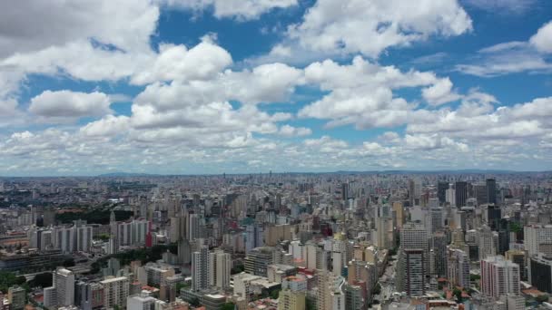 Paesaggio Urbano San Paolo Brasile Splendido Paesaggio Del Centro Città — Video Stock