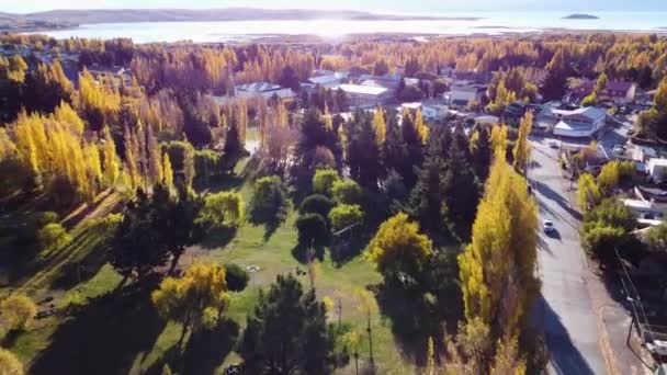 Patagonien Argentinien Stadtbild Der Stadt Calafate Bei Santa Cruz Argentina — Stockvideo