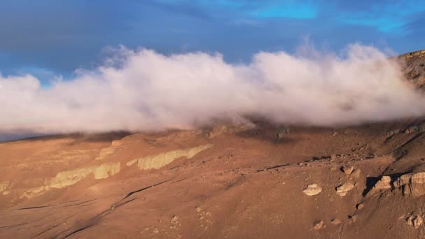 Patagonien Argentina Stadsbilden Staden Calafate Santa Cruz Argentina Naturlandskap Ökenscen — Stockvideo