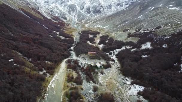 Martial Glacial Provincie Ushuaia Argentinië Van Tierra Del Fuego Genoemd — Stockvideo