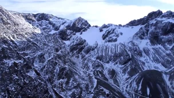 Ghiacciaio Marziale Nella Provincia Ushuaia Argentina Della Terra Del Fuoco — Video Stock