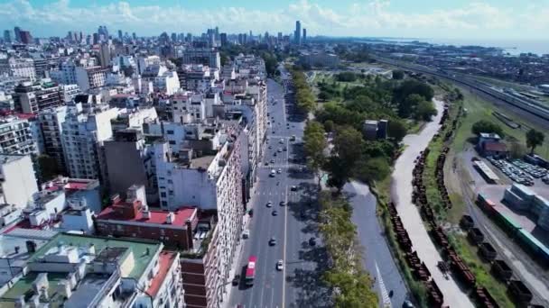 Recoleta Buenos Aires Argentina Panorama Landscape Tourism Landmark Downtown Capital — Stockvideo