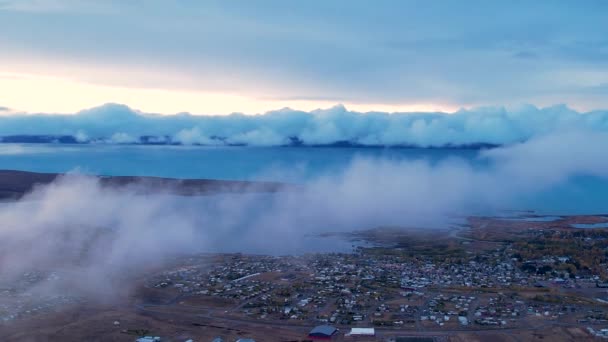 Patagonien Argentinien Stadtbild Der Stadt Calafate Bei Santa Cruz Argentina — Stockvideo