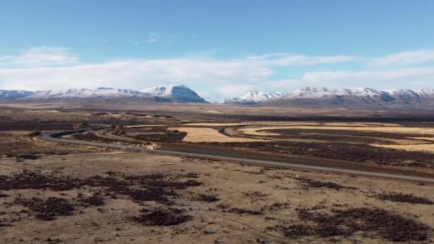 Patagonia Argentyna Słynna Droga Mieście Calafate Patagonia Argentina Krajobraz Patagonii — Wideo stockowe