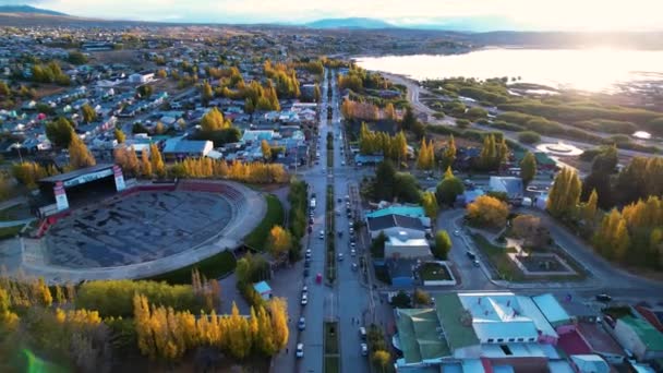 Patagonie Argentina Město Calafate Santa Cruz Argentina Přírodní Krajina Pouštní — Stock video