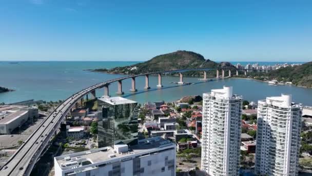 Vila Velha Vitoria Eyaleti Espirito Santo Brezilya Nın Ünlü Penha — Stok video