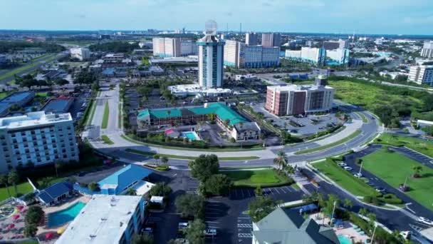 Orlando Florida Orlando Estados Unidos Panorama Paisaje Aéreo Puntos Interés — Vídeos de Stock