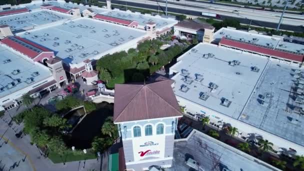 Orlando Florida Orlando Verenigde Staten Panorama Luchtlandschap Van Oriëntatiepunten Winkels — Stockvideo