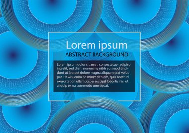 Çemberli soyut mavi arkaplan, çemberli geometrik desen gri teknoloji arka plan