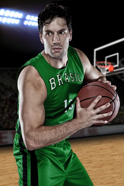 Brazilian Basketball player — Stock Photo, Image