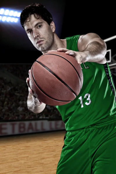 Jogador de basquete brasileiro — Fotografia de Stock